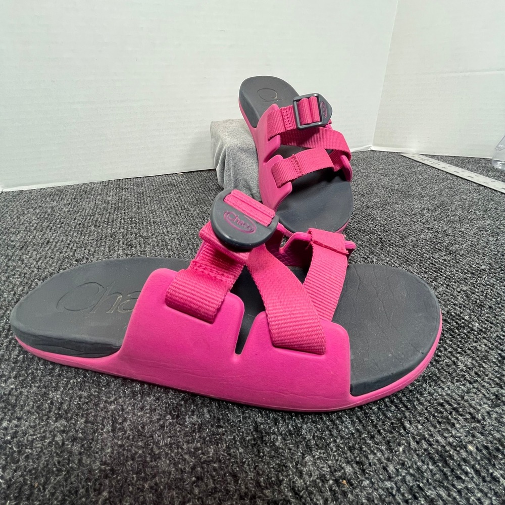 Chaco Chillos Slide Kids Size 3 Pink Magenta Sporty Lightweight Sandal Pool